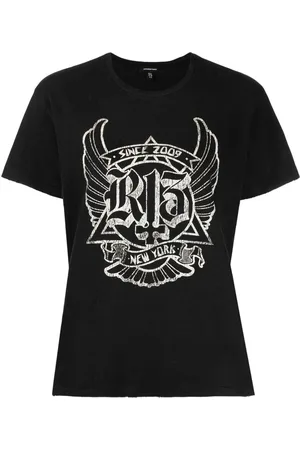 R13 T-Shirt mit grafischem Print