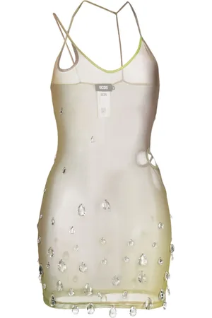 GCDS Transparentes Sita Minikleid