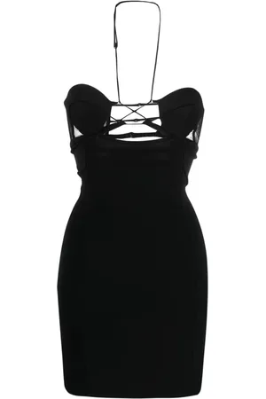 Nensi Dojaka Minikleid mit Cut-Outs
