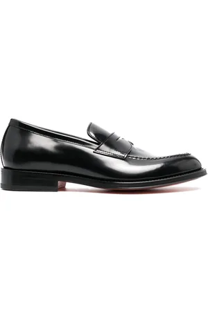 santoni Loafer mit mandelförmiger Kappe
