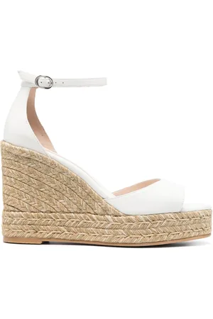 Stuart Weitzman NudistCurve Wedge-Espadrilles