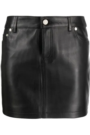Mainless Minirock aus Leder