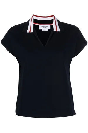 Thom Browne Gestreiftes Poloshirt