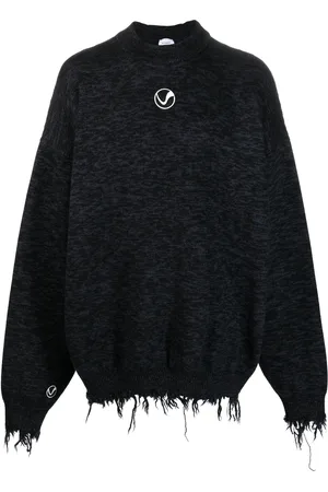 Vetements Sweatshirt mit Logo-Stickerei
