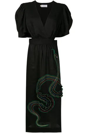 Isolda Besticktes Lina Kleid