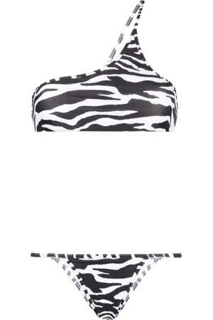 The Attico One-Shoulder-Bikini