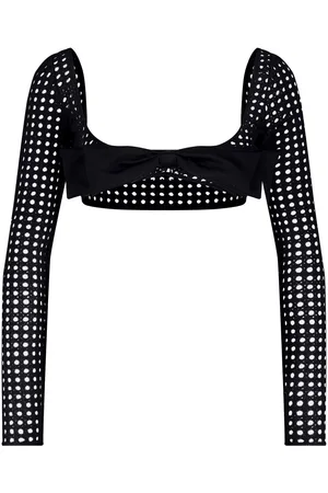 Giambattista Valli Gehäkeltes Cropped-Top