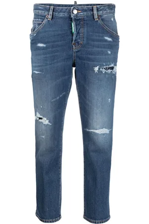 Dsquared2 Schmale Distressed-Jeans
