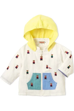 Miki House Bestickte Kapuzenjacke