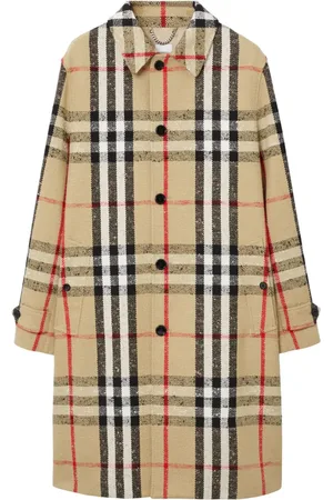 Burberry Karierter Boucle-Mantel