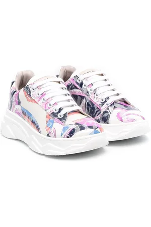 PUCCI Junior Mädchen Schnürschuhe - Graphic-print lace up trainers