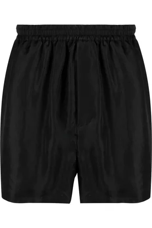 SAPIO Shorts - Elastic-waistband satin shorts