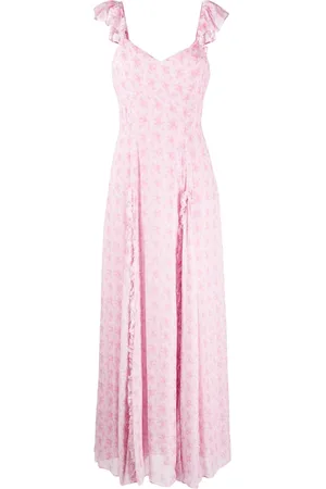 LOVESHACKFANCY Tulonne Kleid mit Rosen-Print