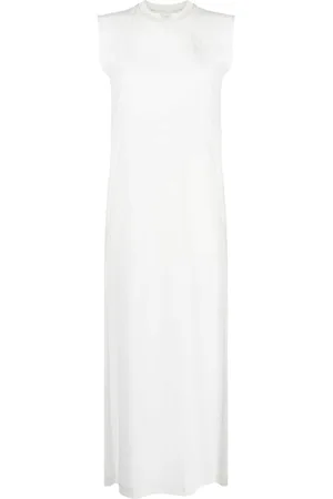 Y-3 Maxikleid mit Streifen