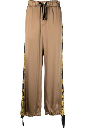 VERSACE Weite Hose mit Barocco-Print