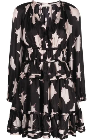 ULLA JOHNSON Emery Minikleid mit Batikmuster