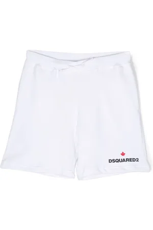 Dsquared2 Jungen Shorts - Logo-print cotton shorts