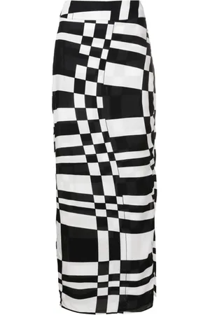 AMIR SLAMA Midirock mit Print