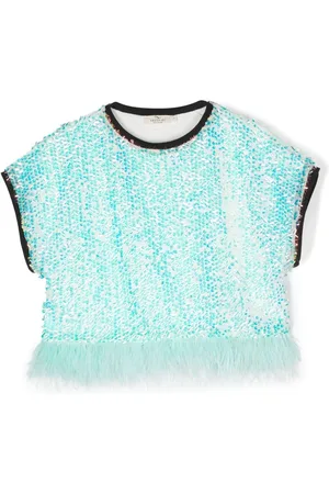 Le pandorine T-Shirt mit Pailletten