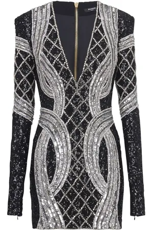 Balmain Besticktes Kleid
