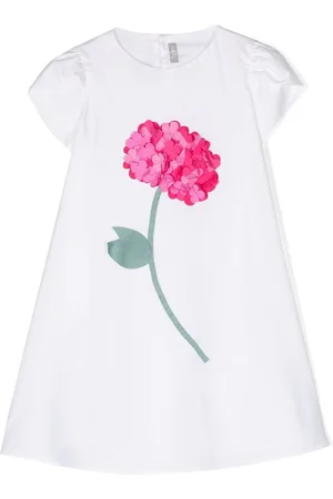 Il gufo Kleid mit Blumen-Print
