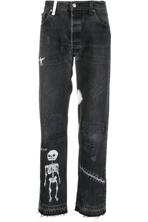 GALLERY DEPT. Halbhohe Straight-Leg-Jeans