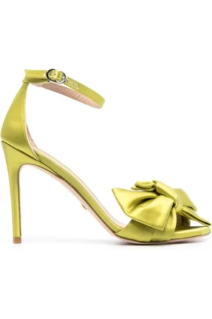 Stuart Weitzman Nudist Curve Loveknot Sandalen 110mm