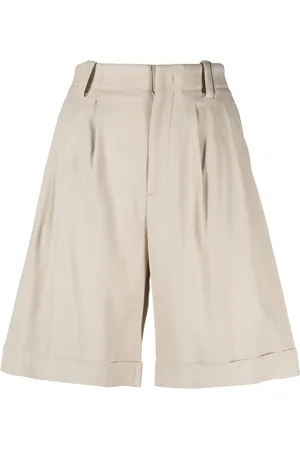 LORENA ANTONIAZZI High-Waist-Shorts mit Falten