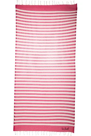 MC2 SAINT BARTH Strandmode - Striped cotton beach towel