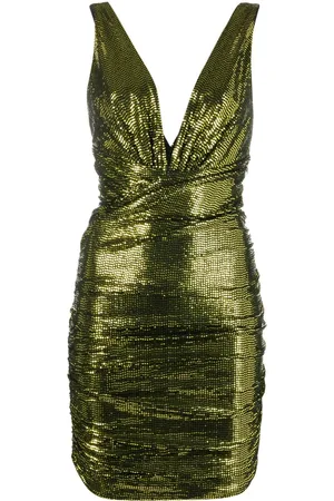 ALEXANDRE VAUTHIER Kurzes Kleid mit V-Ausschnitt