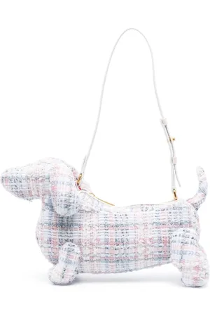Thom Browne Hector Schultertasche aus Tweed
