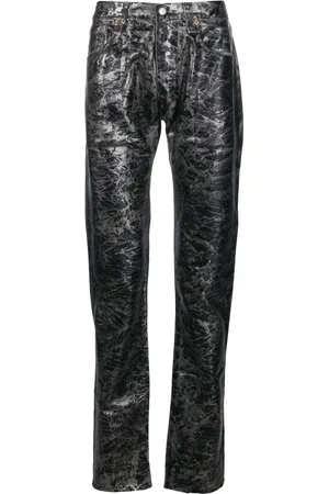 GALLERY DEPT. Gerade Jeans mit abstraktem Print