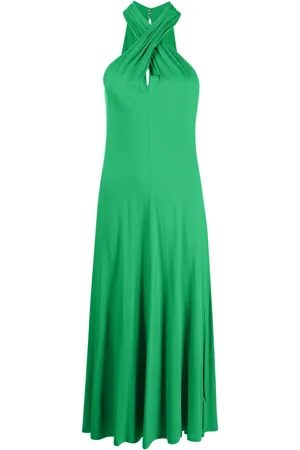 Ralph Lauren Ausgestelltes Neckholder-Kleid
