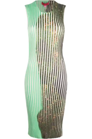 ECKHAUS LATTA Midikleid mit grafischem Print