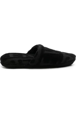 VERSACE Slipper mit Frottee-Finish