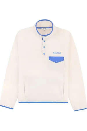 Sporty & Rich Serif Sweatshirt mit Logo-Stickerei