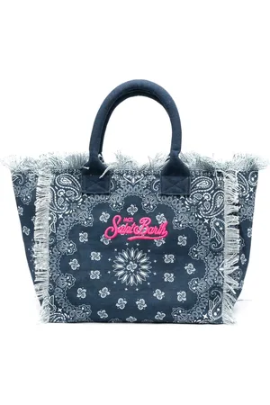MC2 SAINT BARTH Damen Shopper - Colette ikat-print beach bag