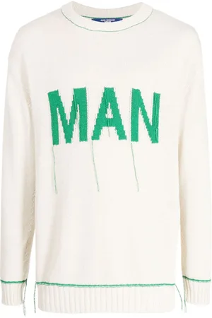 JUNYA WATANABE Pullover mit Jacquard-Logo