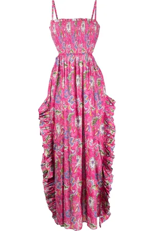 Caroline Constas Blumiges Maxikleid