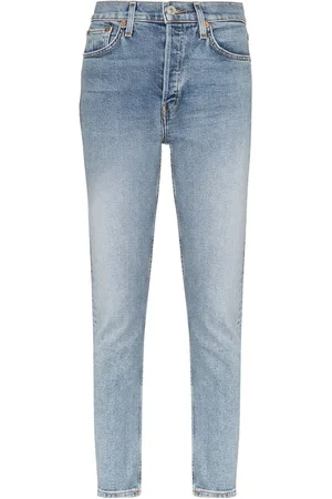RE/DONE Schmale Cropped-Jeans