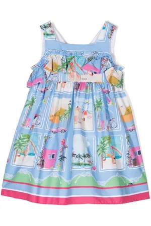 PATACHOU Kleid mit Urlaubs-Print