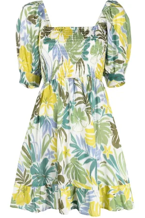 Liu Jo Kleid mit Blatt-Print