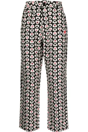 CLOT Gerade Hose mit grafischem Print