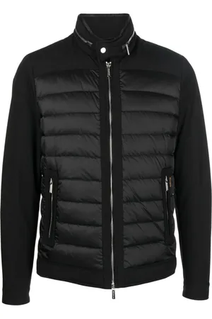MOORER Gefütterte Jacke mit Stehkragen
