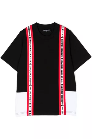Dsquared2 Jungen Shirts - Logo-print stretch-cotton T-shirt