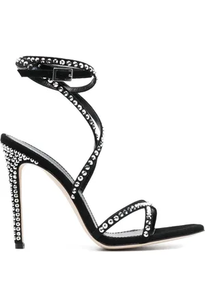 PARIS TEXAS Sandalen mit Kristallen