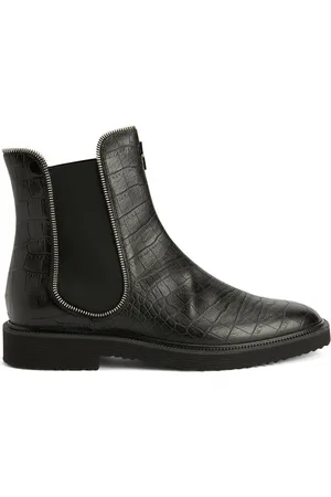 Giuseppe Zanotti Stiefel mit Kroko-Effekt