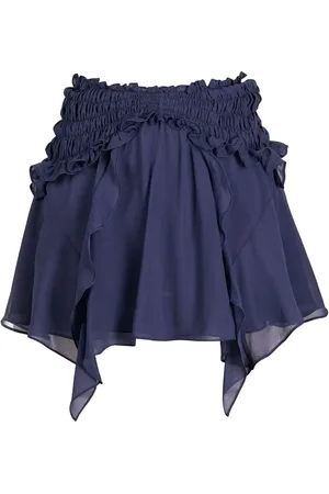 Isabel Marant Tripsy Minirock aus Seidenchiffon