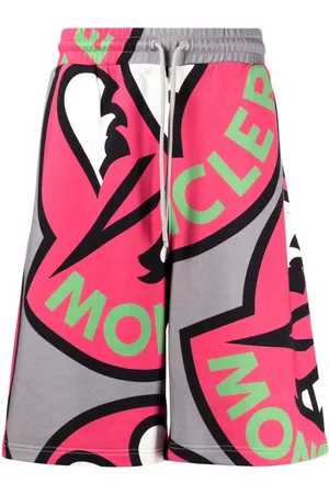 Moncler Shorts mit Logo-Print