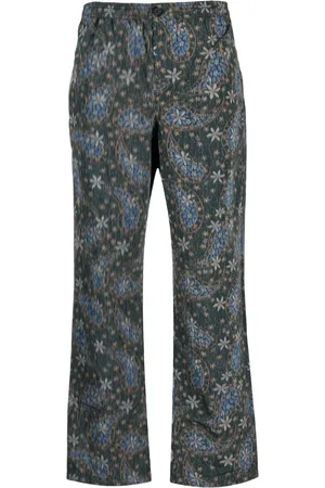 Soulland Hose mit blumigen Paisleymuster